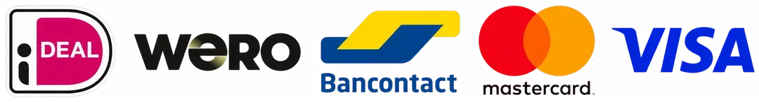 Métodos de pagamento: MB WAY, Multibanco, Mastercard e Visa